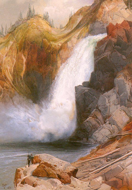 Moran, Thomas Upper Falls, Yellowstone China oil painting art